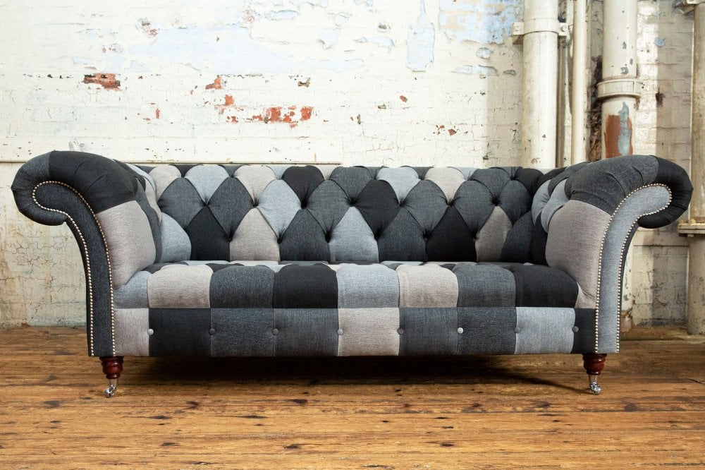 Brighton Patchwork Chesterfield Sofa