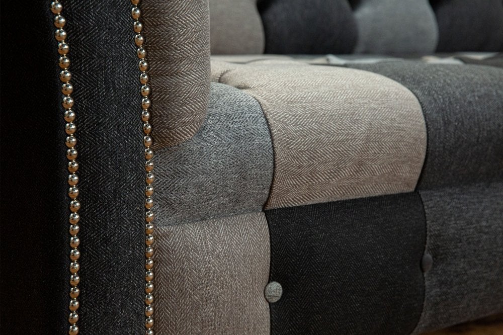 Brighton Patchwork Chesterfield Sofa