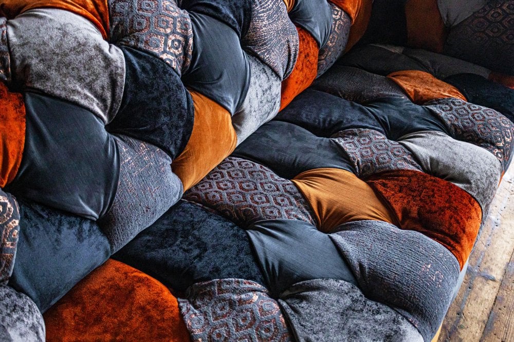 Camborne Patchwork Chesterfield Sofa