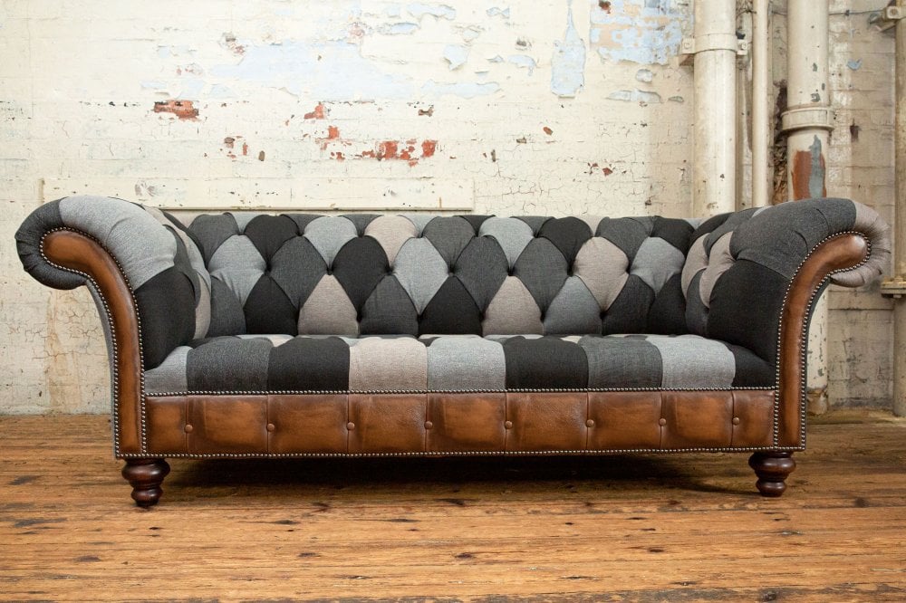 Camden Patchwork Chesterfield Sofa