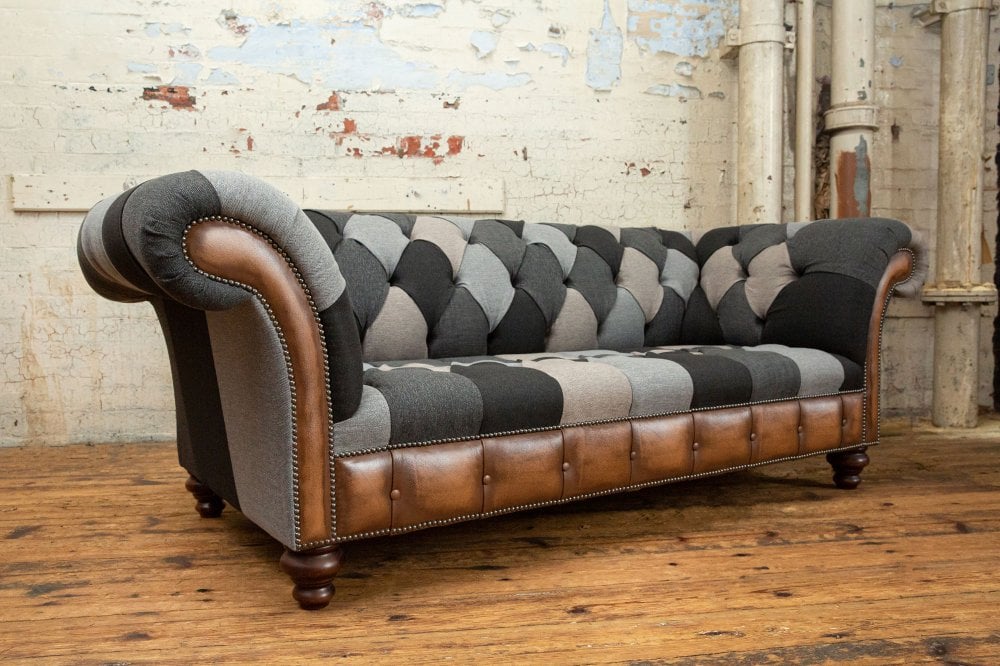 Camden Patchwork Chesterfield Sofa