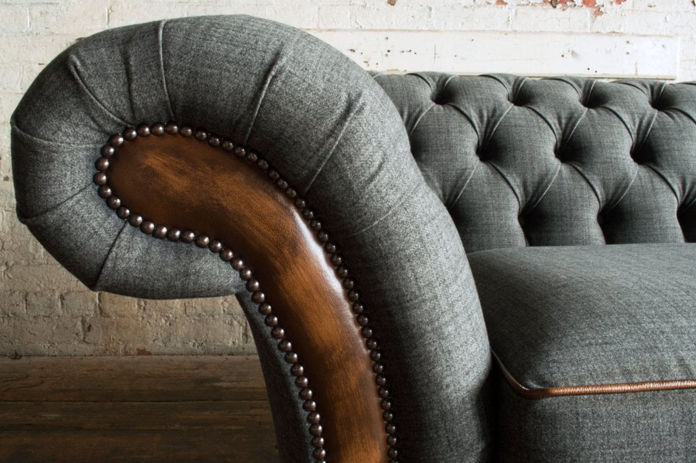 Conrad Chesterfield Sofa Available in all sizes and fabrics.