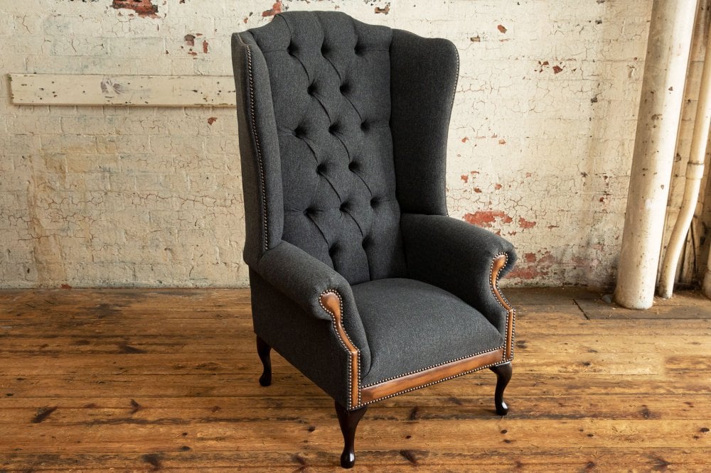 Conrad Chesterfield Wing Chair