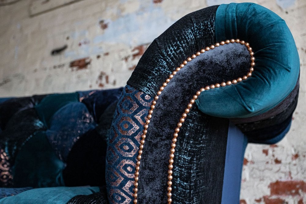 Dorset Patchwork Chesterfield Sofa