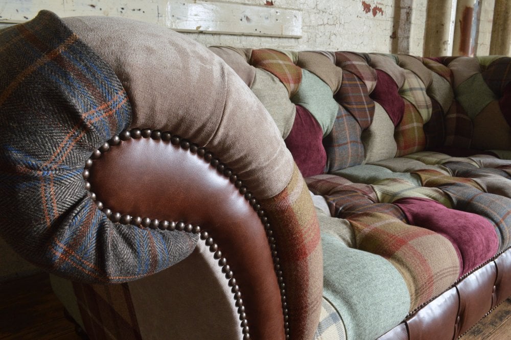 Lavenham Patchwork Chesterfield Sofa
