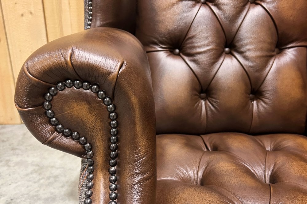 Orkney Short Chesterfield Wing Chair