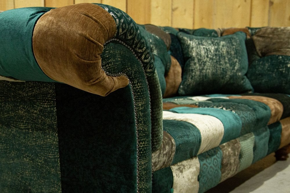 Sherwood Patchwork Chesterfield Sofa