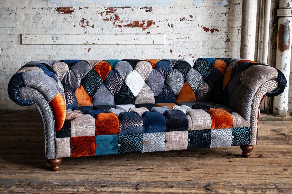 Weymouth Patchwork Chesterfield Sofa