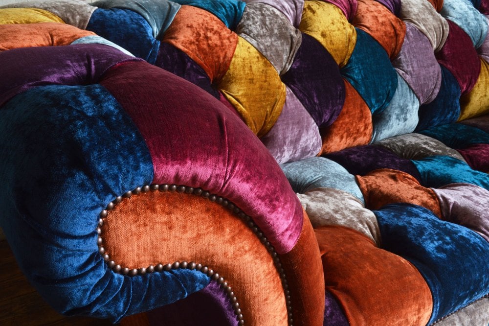 Windsor Patchwork Chesterfield Sofa