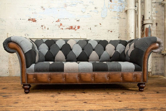 Camden Patchwork Chesterfield Sofa