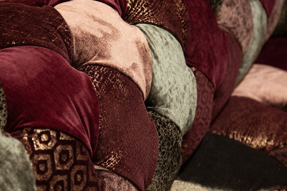 Claremont Patchwork Chesterfield Sofa