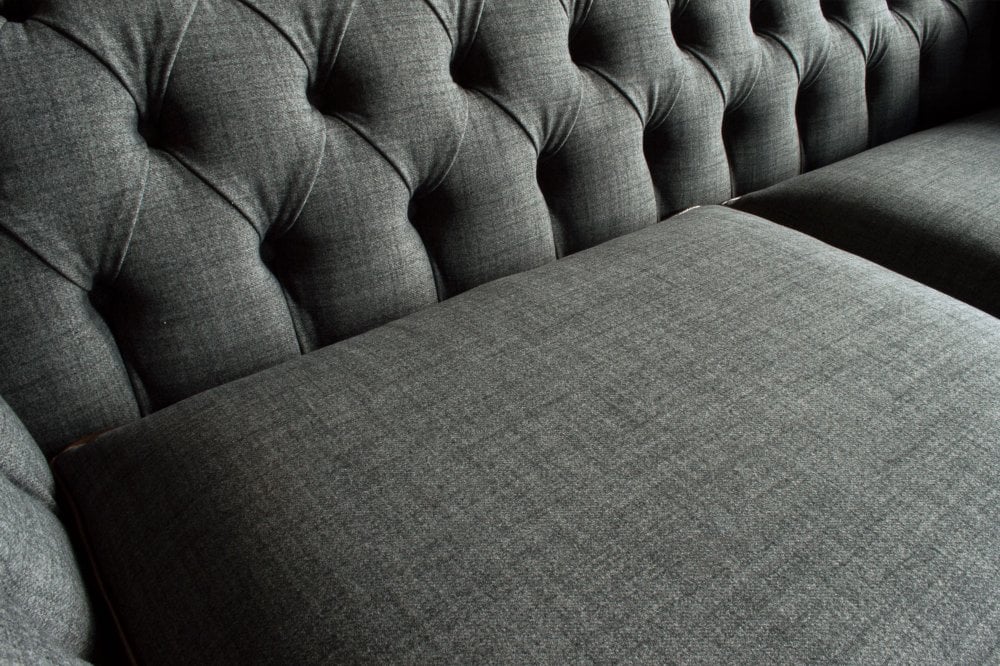 Conrad Chesterfield Sofa Available in all sizes and fabrics.