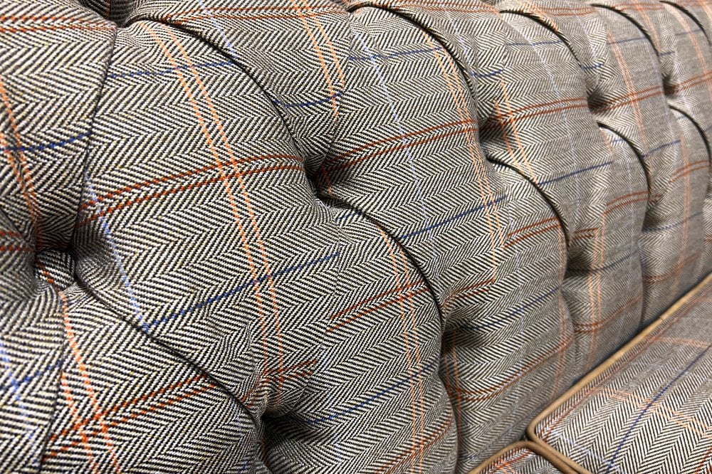 Conrad Chesterfield Sofa - Spruce Tweed