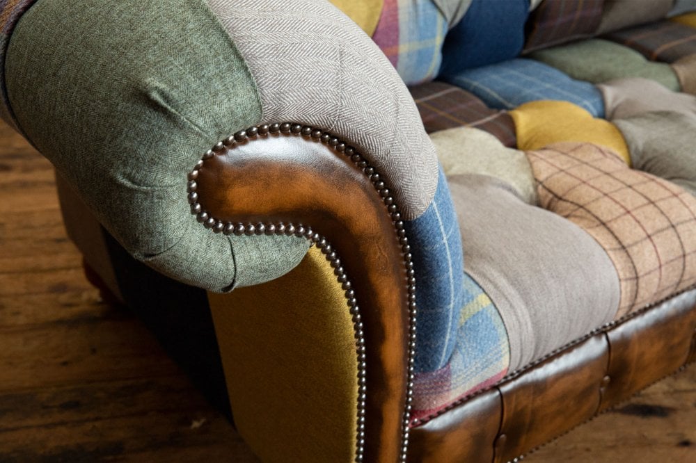 Cotswold Patchwork Chesterfield Sofa