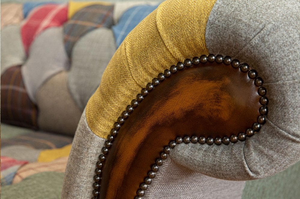 Cotswold Patchwork Chesterfield Sofa