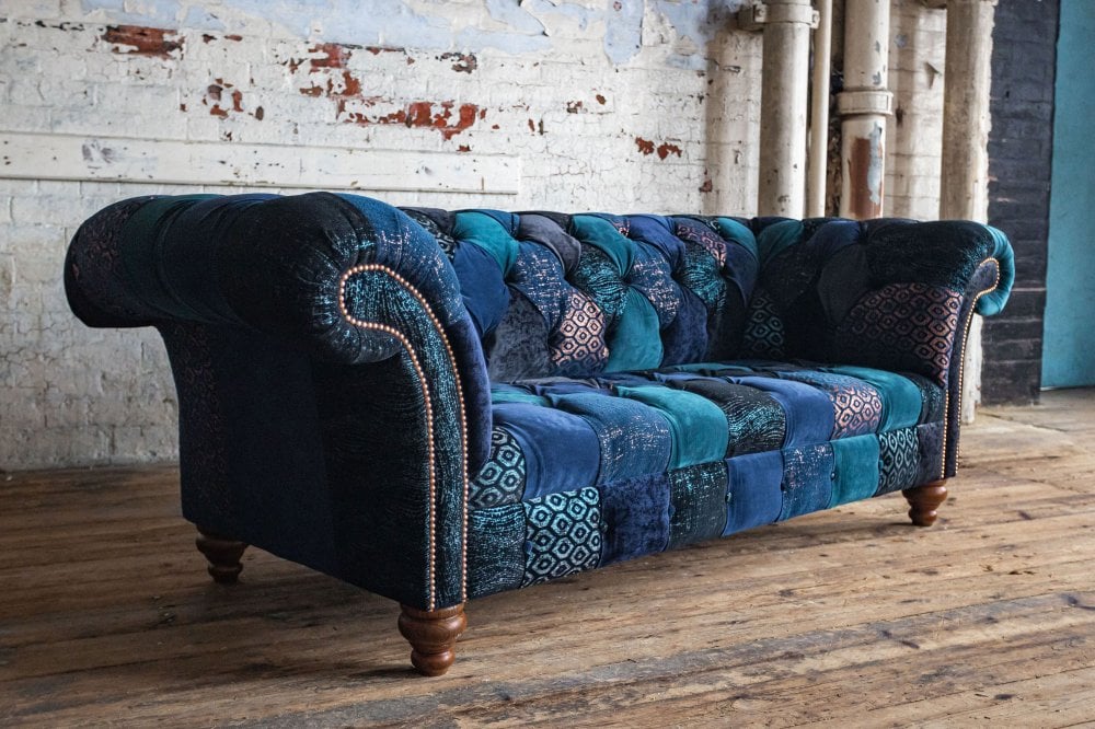 Dorset Patchwork Chesterfield Sofa