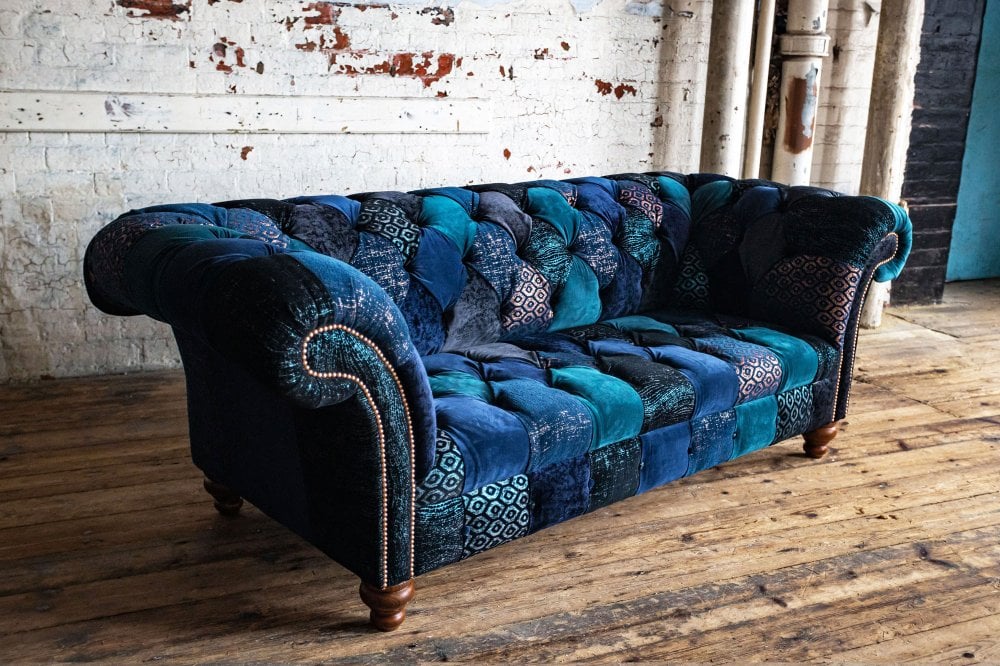 Dorset Patchwork Chesterfield Sofa