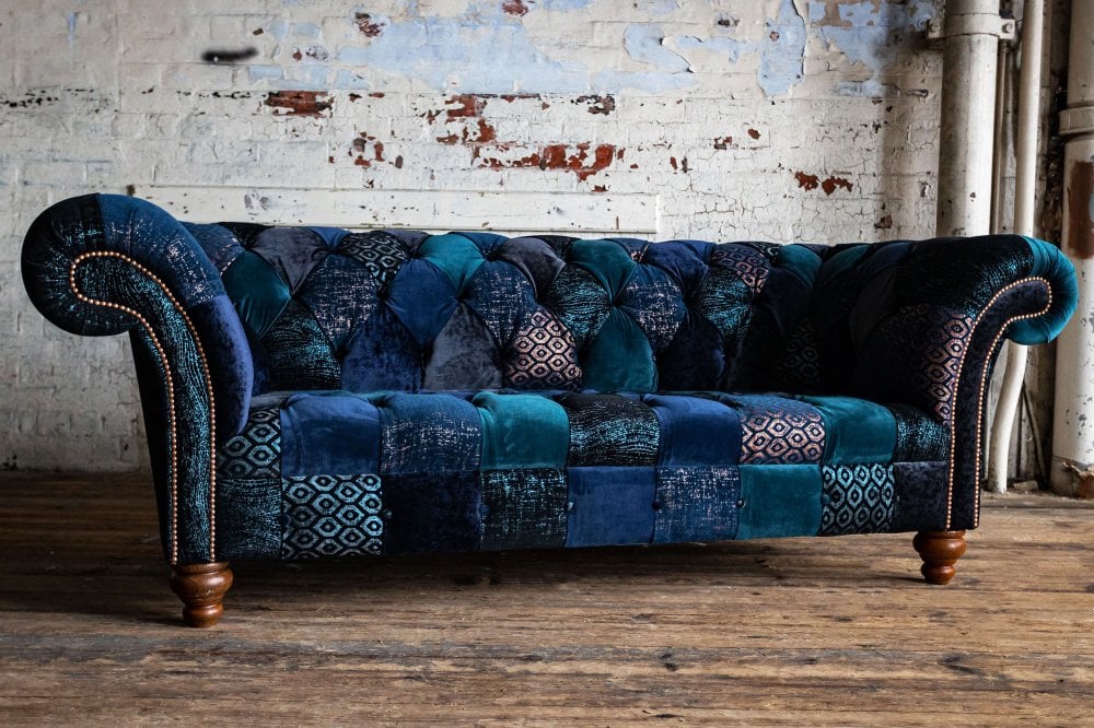 Dorset Patchwork Chesterfield Sofa