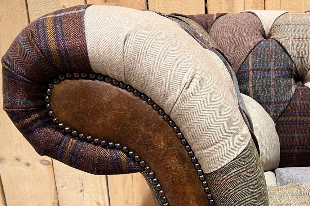 Highland Patchwork Chesterfield Sofa