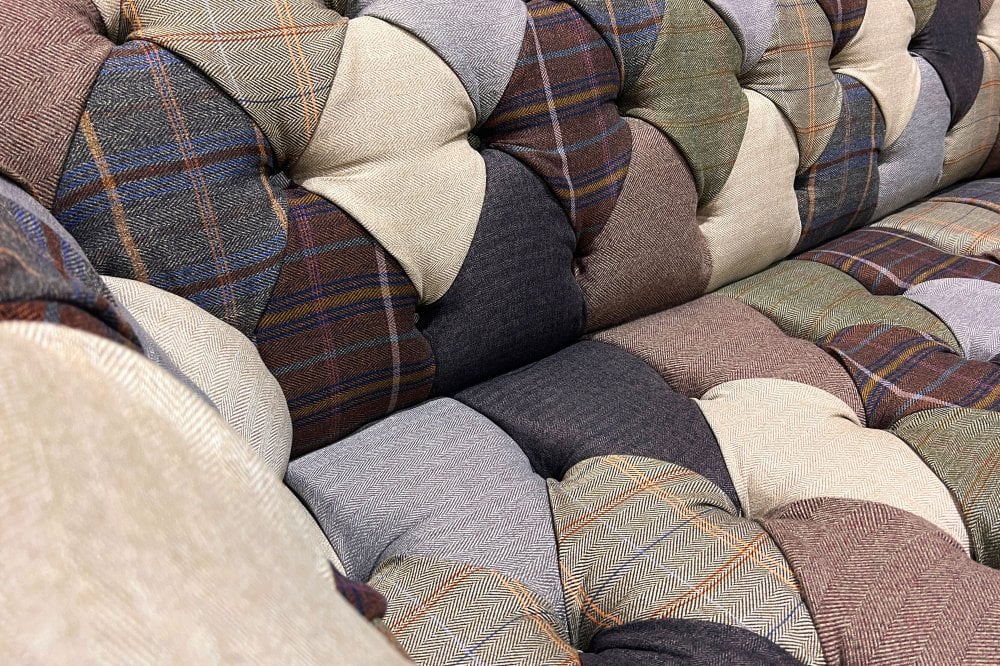 Highland Patchwork Chesterfield Sofa