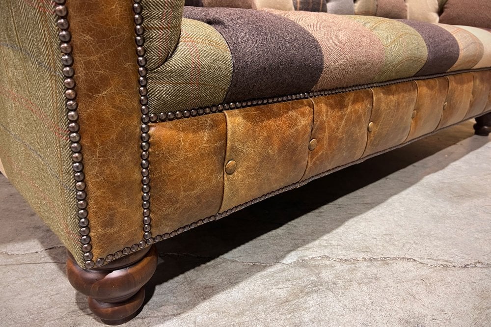 Highland Patchwork Chesterfield Sofa