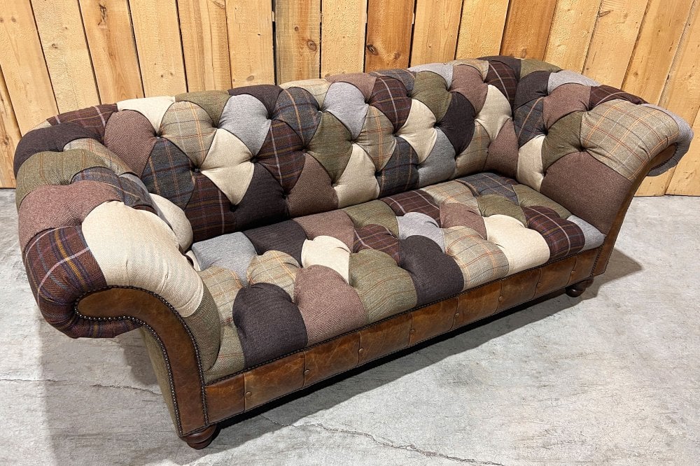 Highland Patchwork Chesterfield Sofa