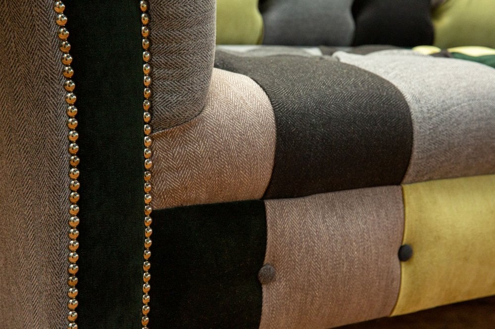 Kew Patchwork Chesterfield Sofa