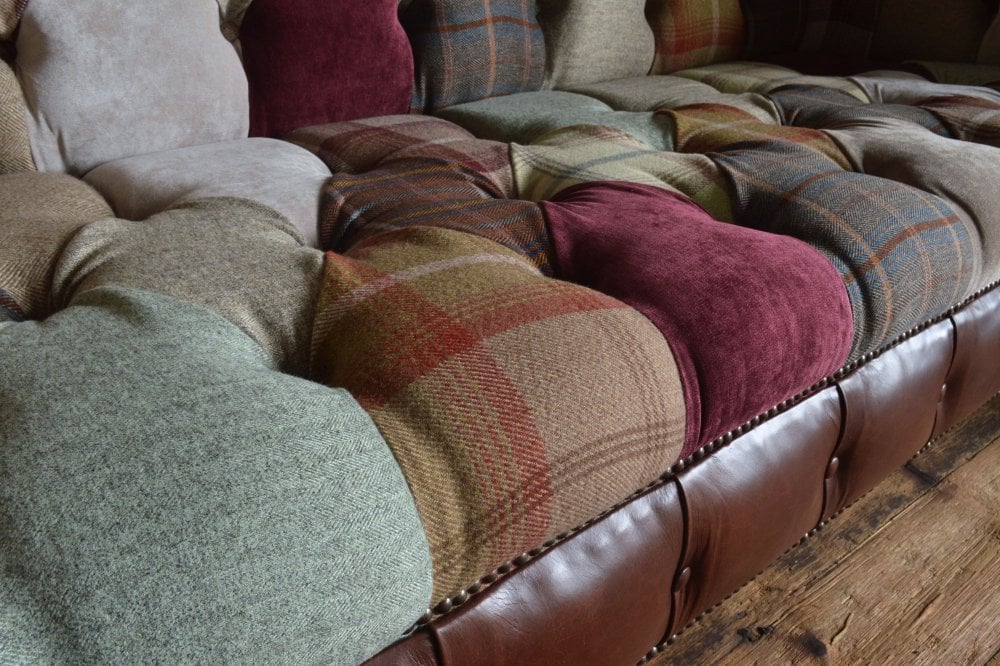 Lavenham Patchwork Chesterfield Sofa