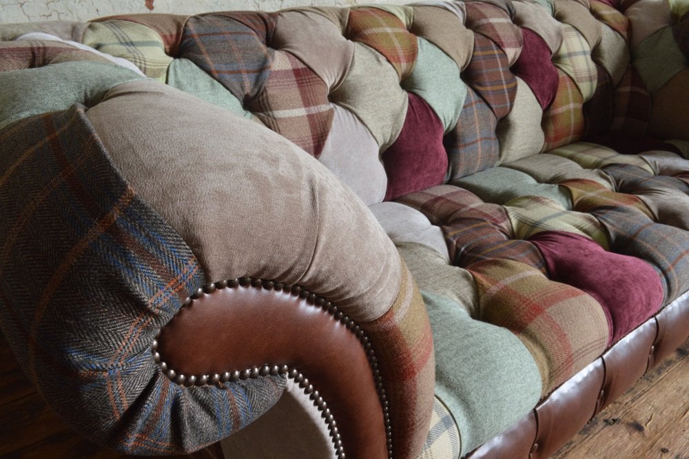 Lavenham Patchwork Chesterfield Sofa