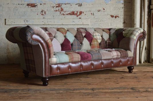 Lavenham Patchwork Chesterfield Sofa