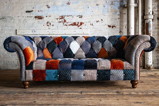 Weymouth Patchwork Chesterfield Sofa