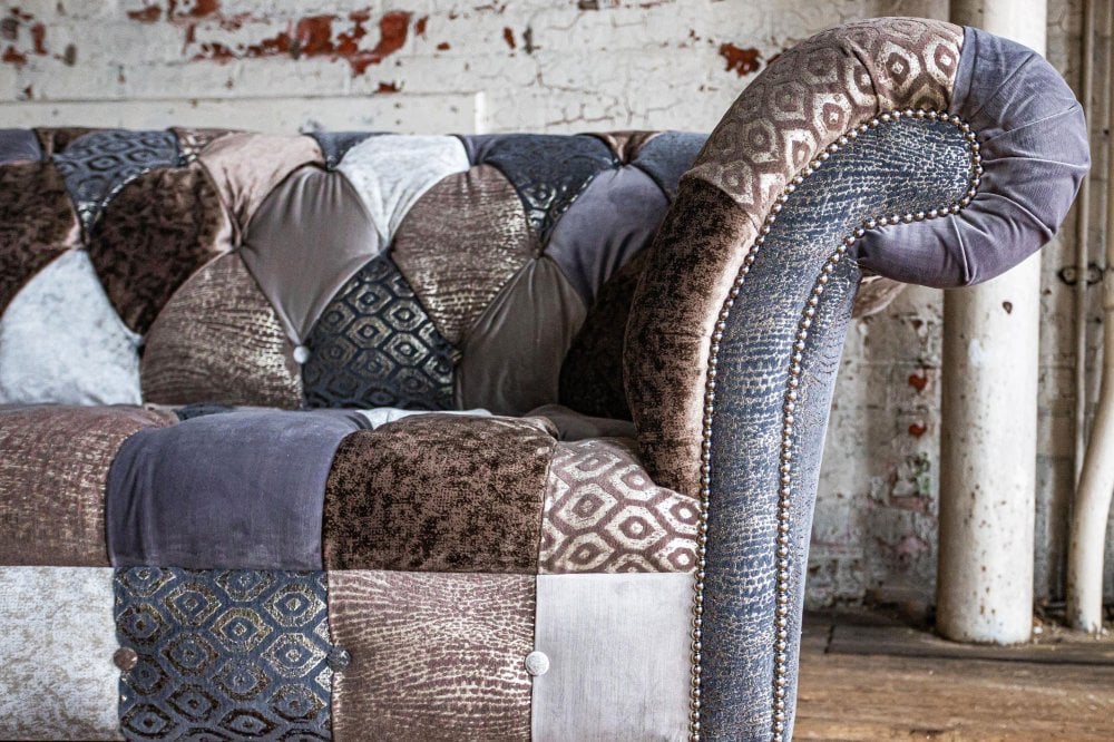 Wiston Patchwork Chesterfield Sofa