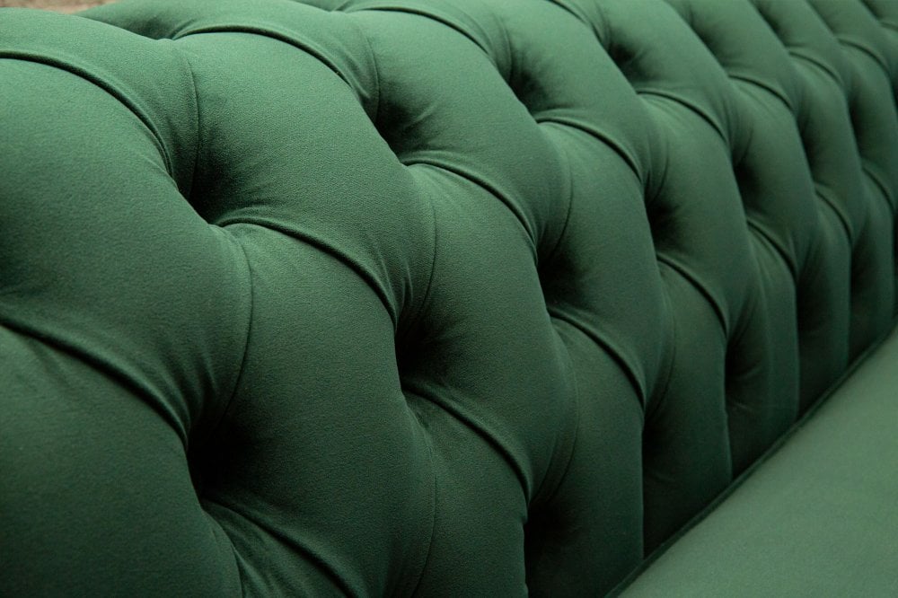 Woodstock Corner Chesterfield Sofa Available in all sizes and fabrics | Bespoke sizes available.